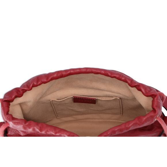 GUCCI Horsebit 1955 Bucket Bag Shoulder Bag 602118 Bordeaux Leather - Picture 5 of 8